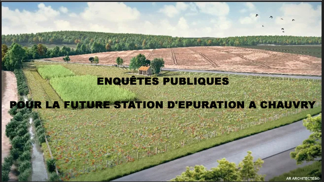 Enquêtes publiques pour la future station d’épuration à Chauvry