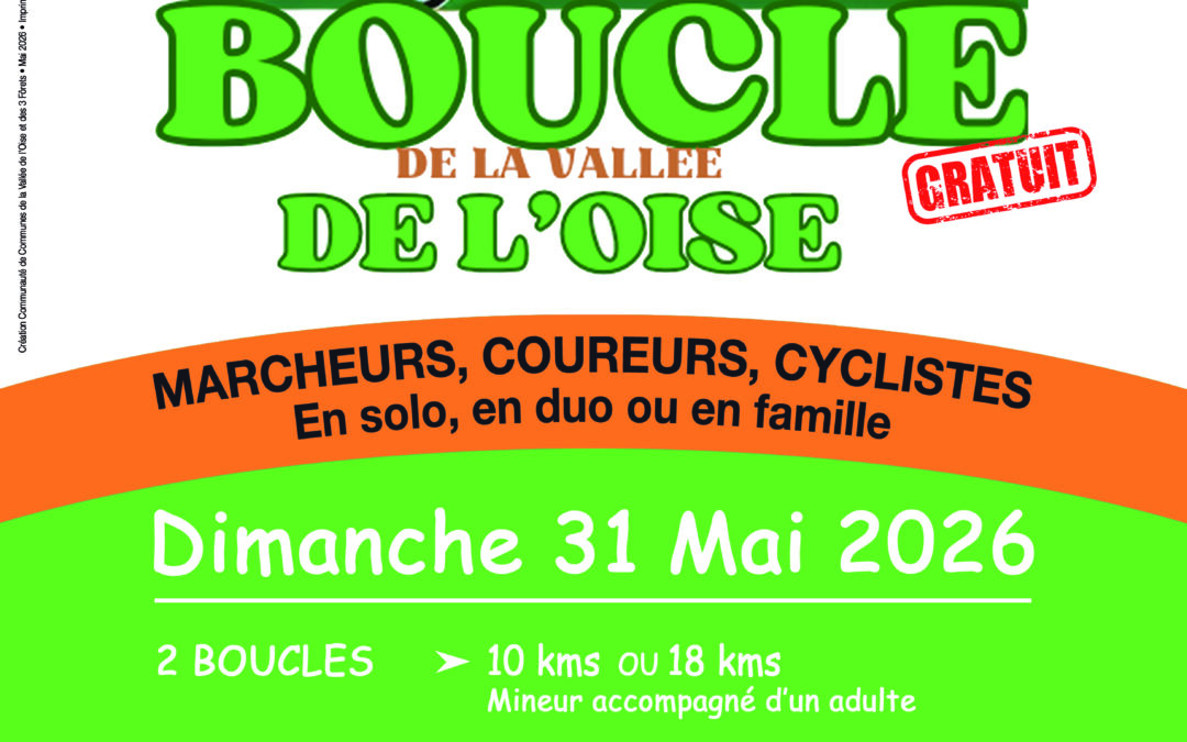 Boucle de la Vallée de l’Oise – Dimanche 31 mai 2026